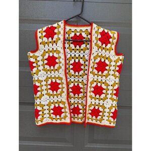 Granny Square Crochet Vest